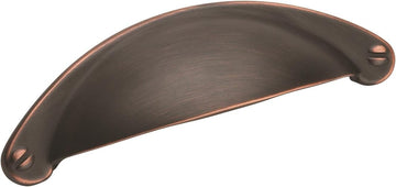 | Cabinet Cup Pull | Oil Rubbed Bronze | 2-1/2 inch (64 mm) Center-to-Center | Cup Pulls | 1 Pack | Drawer Pull |