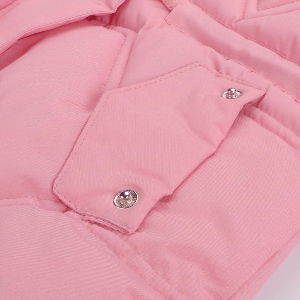 Girls Winter Coats Puffer Jackets For Kids Collar Hooded Parka