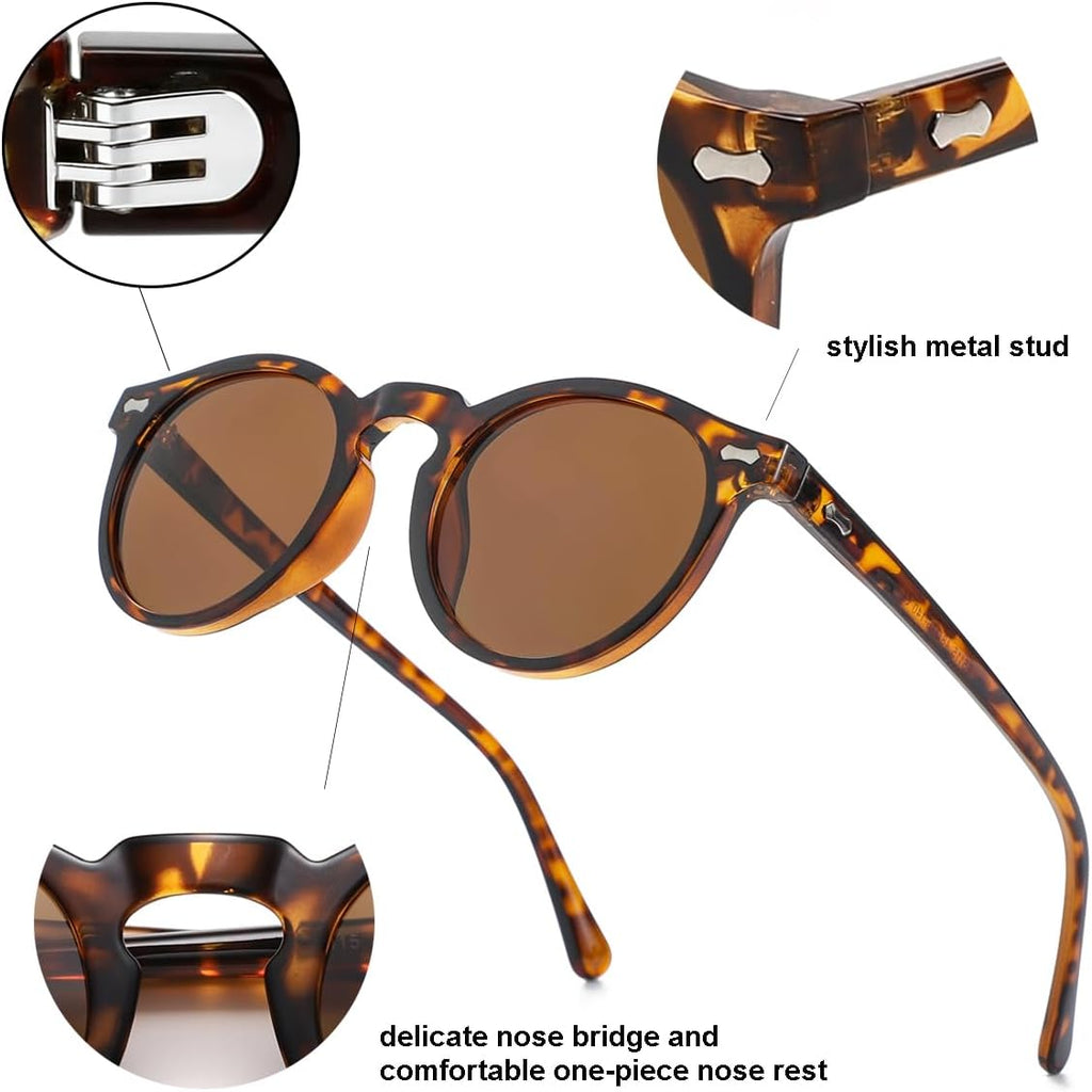 Kids Polarized Cute Round Sunglasses for Kids Girls Boys