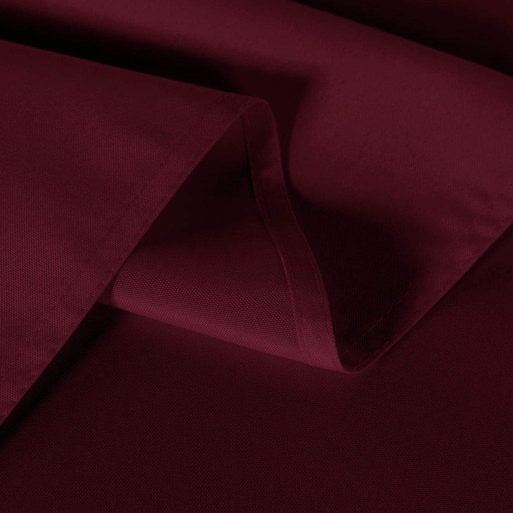 2 Pack Burgundy Tablecloths 60x102 Inch for 6 Feet Rectangle Tables