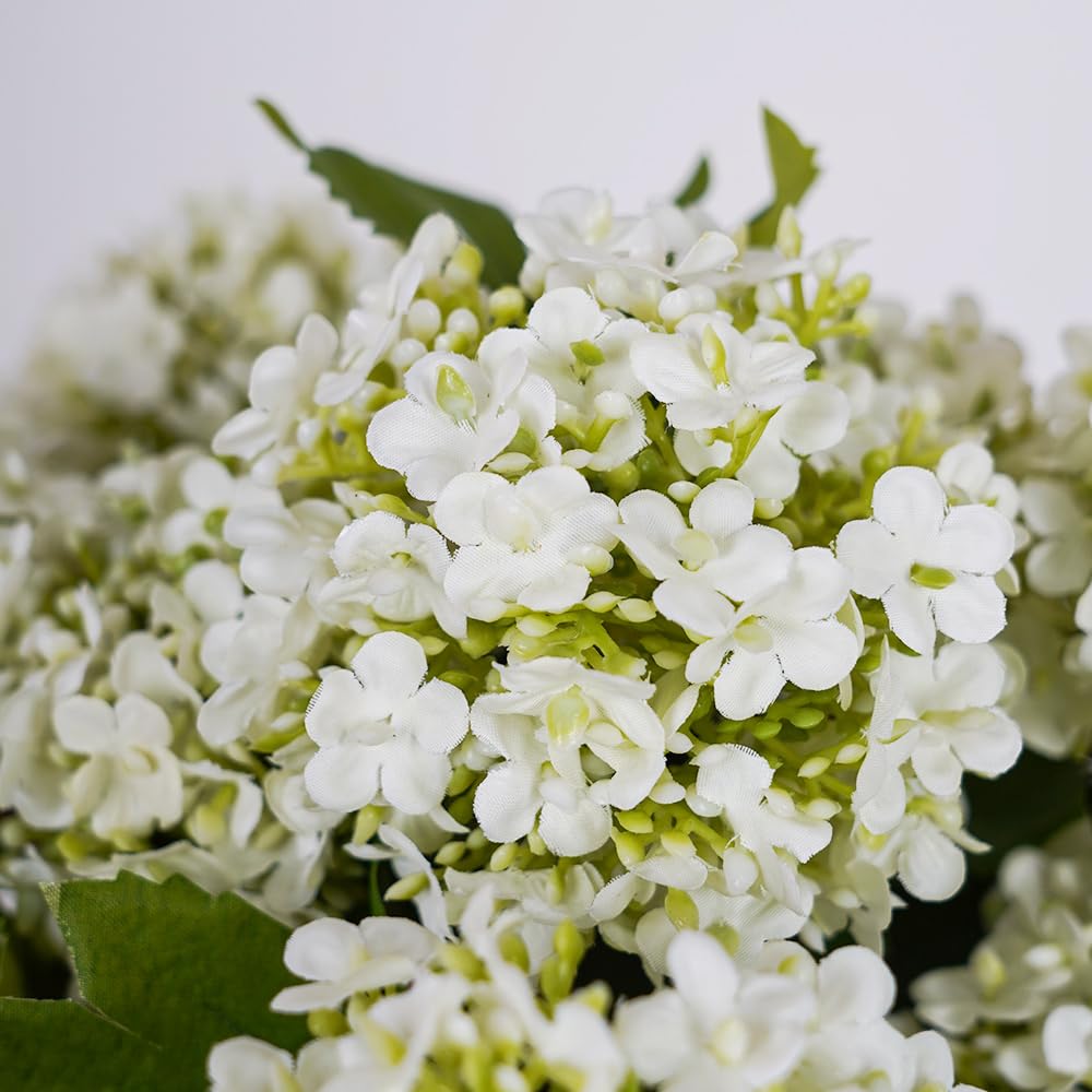 Artificial for Decoration, 6Pcs 23inch White Fake, Faux for Vase, Faux Floral Stems for Wedding Party Kitchen Home