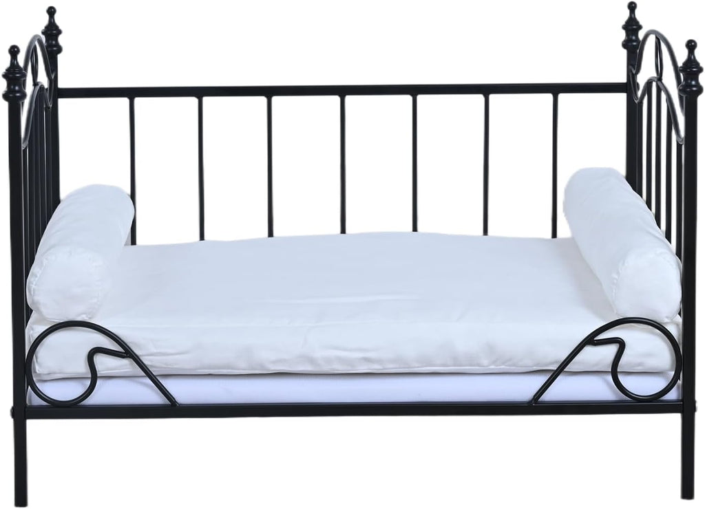 Pet Sofa Bed, Cat Bed, Dog Bed, Cat Couch, Pet Couch, Metal Frame and Detached Velvet Cushion, Cool Dog Couch for Small