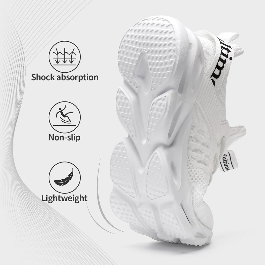 Boys Girls Tennis Shoes Kids Breathable Sneakers Ultra-Light Athletic Running Shoes for Toddler/Little Kid/Big Kid
