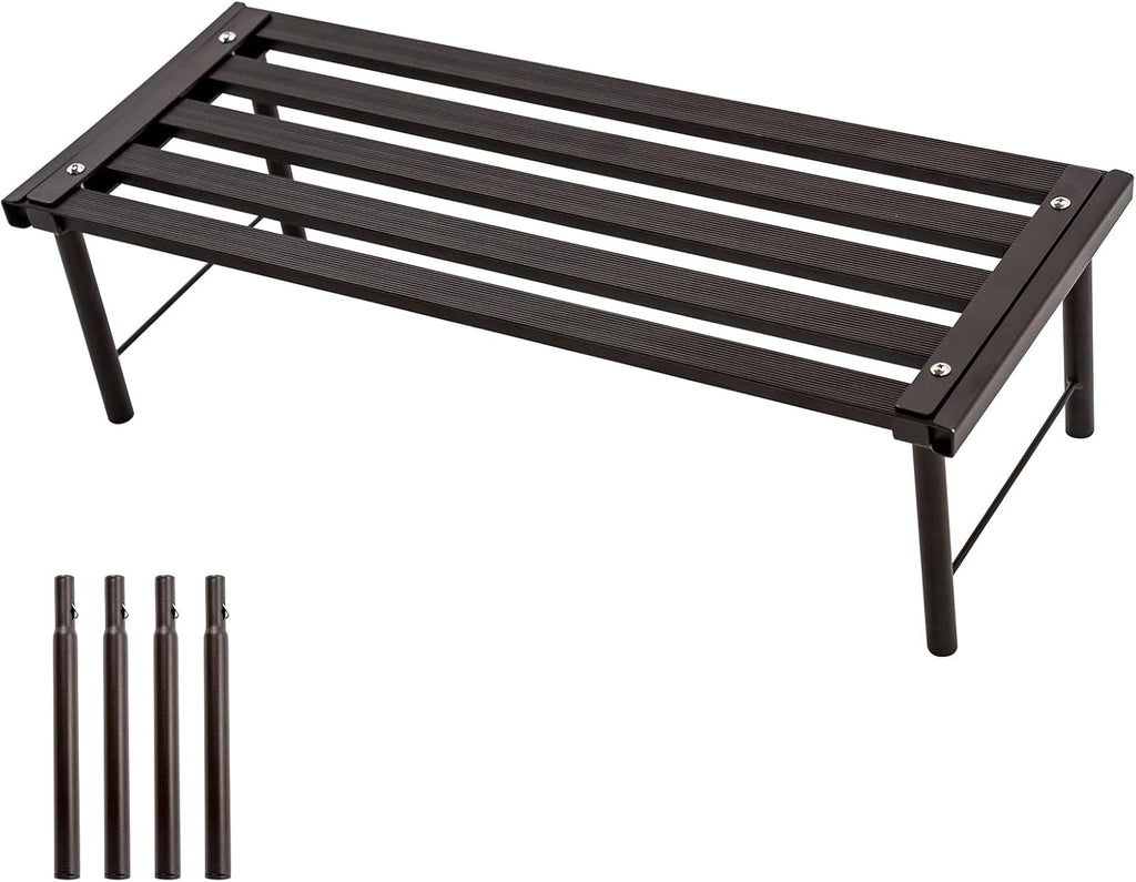 Metal Plant Stand, Rust-proof Aluminum Flower Pot Stand, Heavy Duty Planter Display Shelving Balcony Garden Living