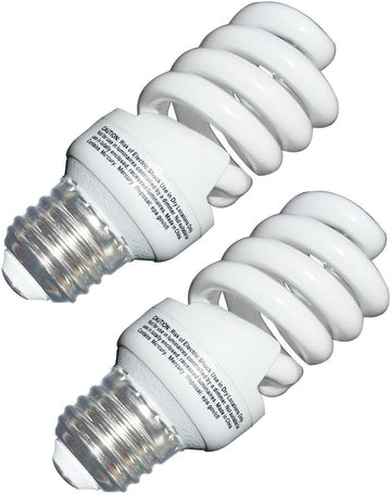 13 Watt CFL Light Bulb (60 Watt) Soft White 2700K 1040LM Spiral Bulb Medium Base Compact Fluorescent Bulb (2 Pack)