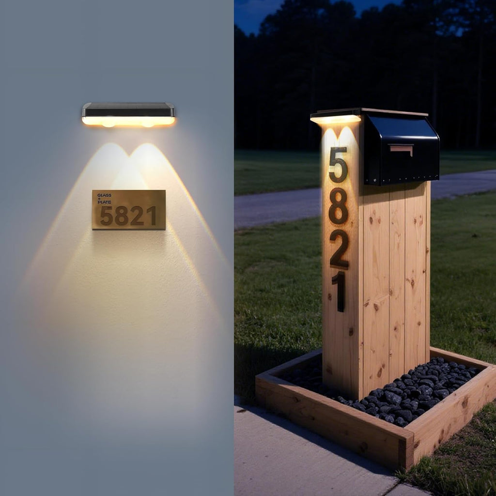 Solar Deck Lights Outdoor 12 Pack for Wall, Step, Porch, Deck, Railing