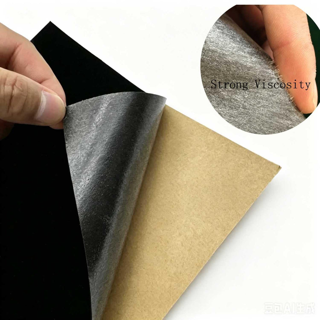Self Adhesive Velvet Flock Drawer Liner Soft Felt Fabric Liner Peel and Stick Velvet Liners for Drawer Jewelry Boxes