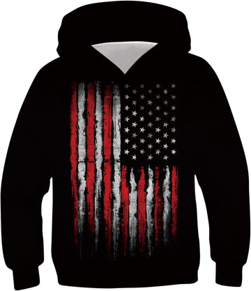 Boys Girls Warm Fleece Hoodies Sweatshirt with Pockets