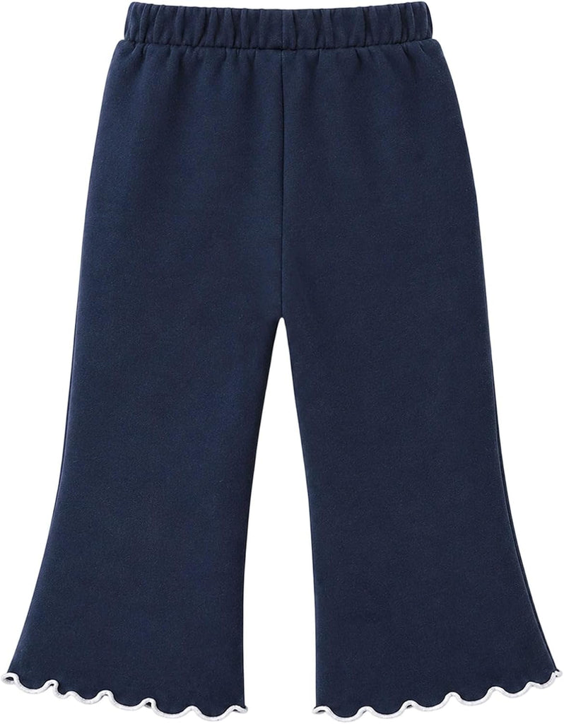 Girls Outfit Set 2 Piece Sweatshirt Top with Flare Pants