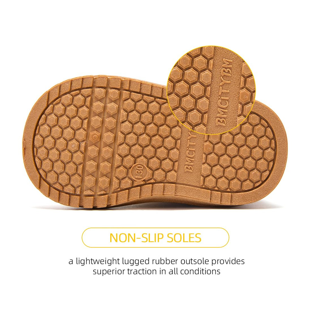 Baby Winter Snow Boots Infant Walking Shoes Brown