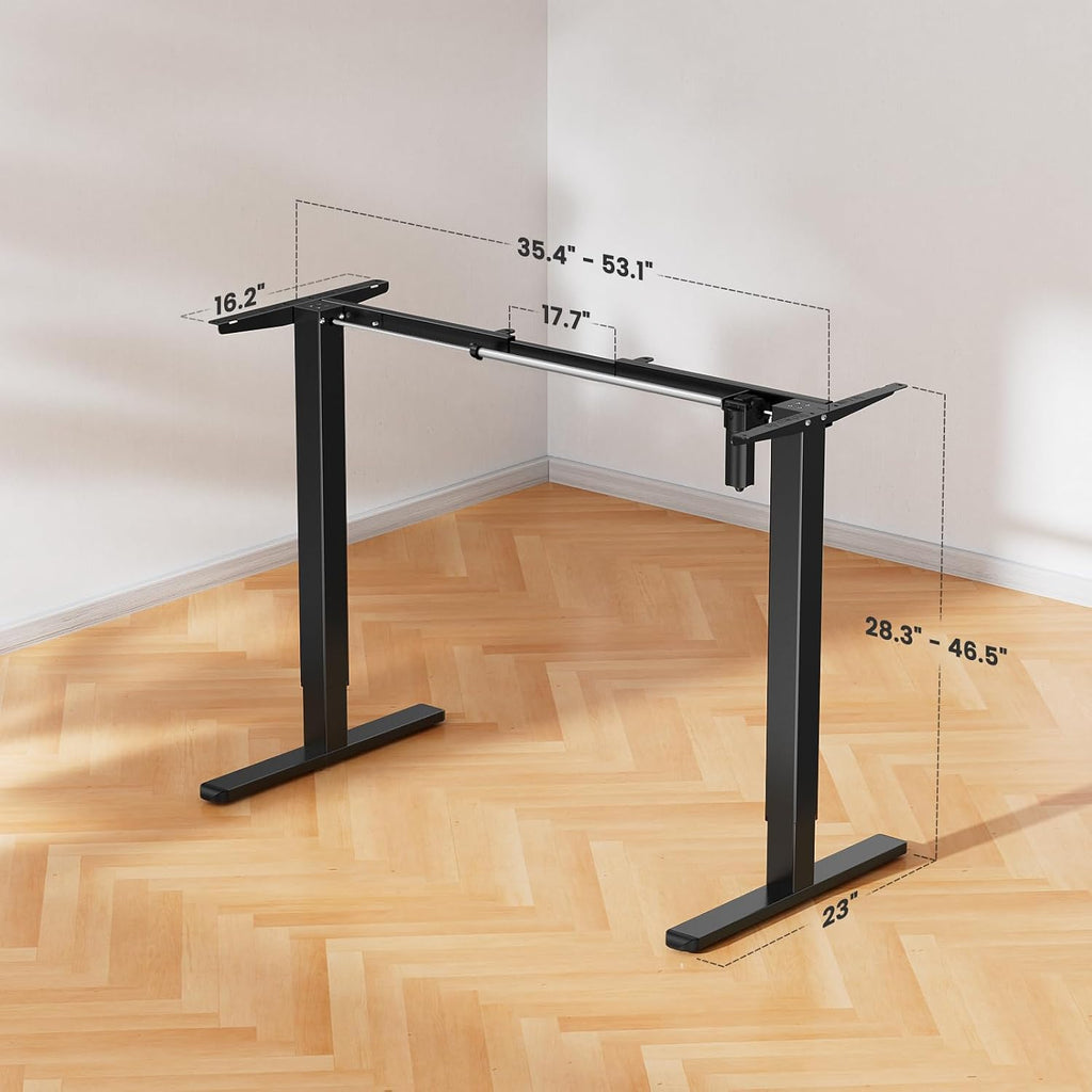 Electric Standing Desk Legs for 39.4-63.3 inch Desktops, 176 lbs | 4 memory settings,28.3-46.5 inch height