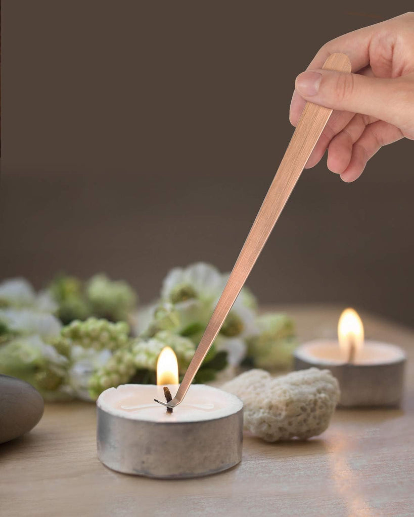 3 in 1 Candle Wick Trimmer Set, Snuffer, Dipper, Cutter, Copper