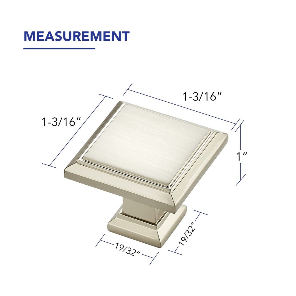 Gold Cabinet Pulls, Single Hole, 5 Pack