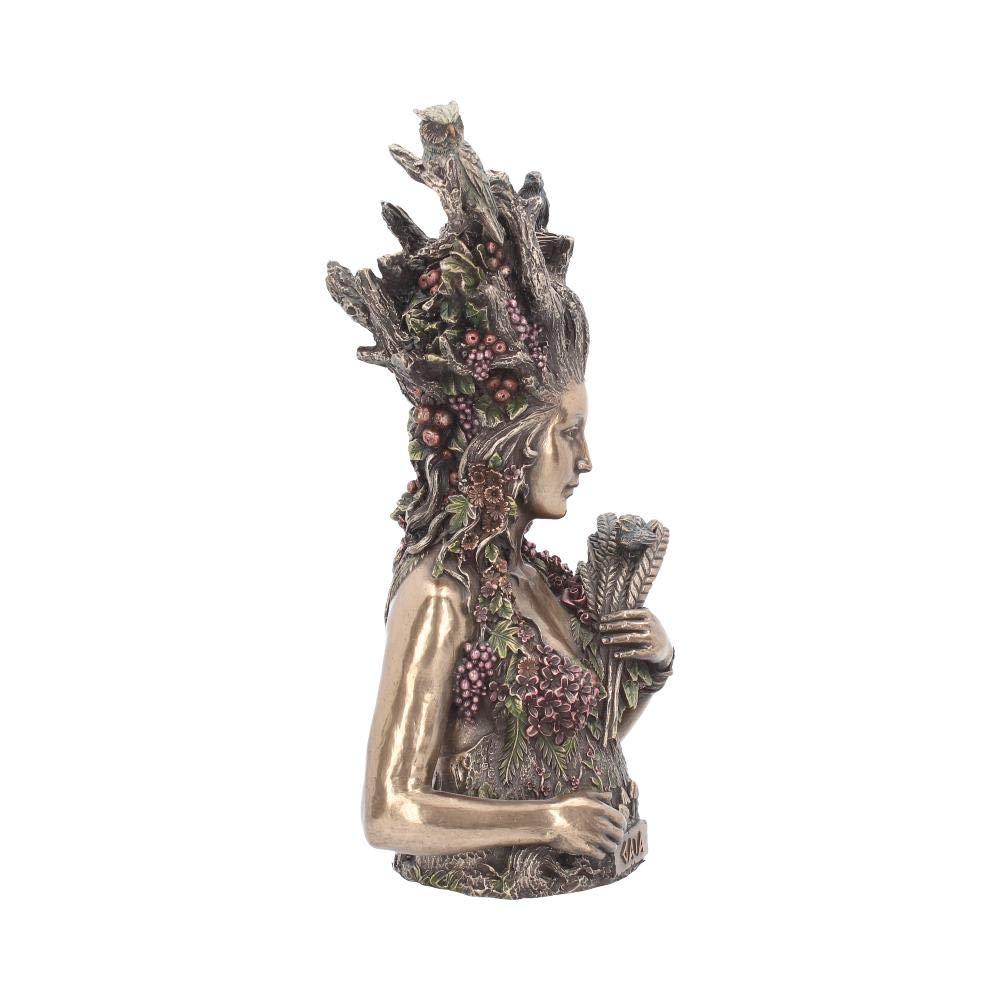 Gaia Bust Figurine 30cm Bronze