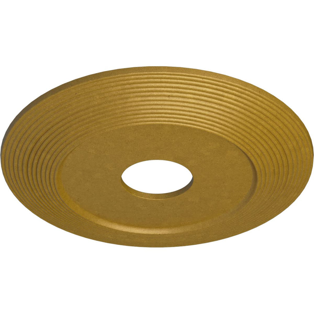 16-1/8" x 3-5/8" x 1" Adonis Ceiling Medallion, Pharaoh's Gold