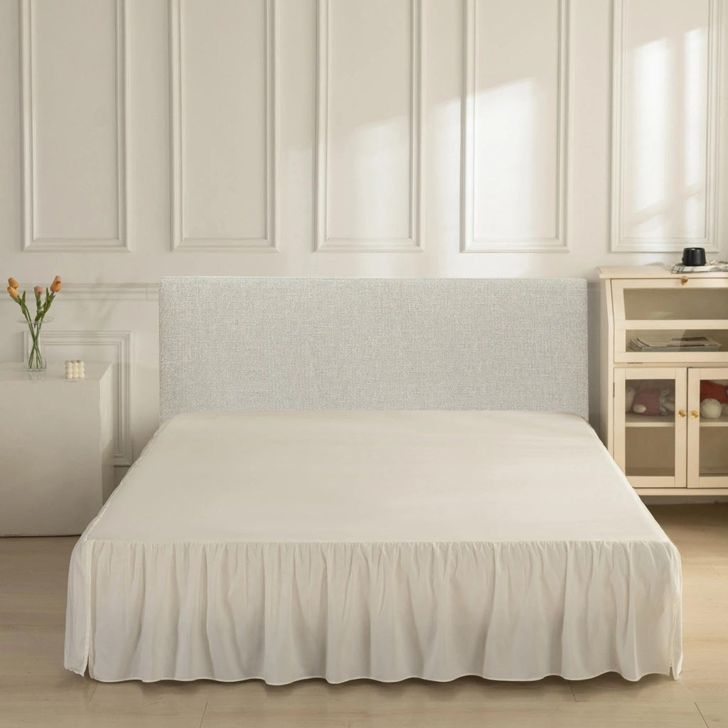 Bed Skirt Queen Size Ruffled Bed Skirt, 14'' Queen Dust Ruffle Bed Skirts | With Split Corners, Dust Ruffle with