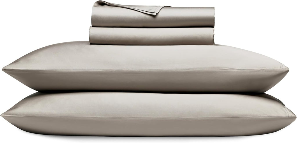 Luxury Bed Sheet Set - 100% Viscose from Bamboo Fabric, Ultra-Soft & Breathable, Fits Regular & Deep Pocket