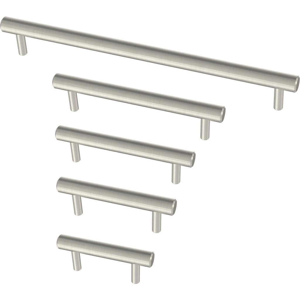 ) - Stainless Steel Cabinet Handles, 12 Inch Hole Center, Casual Pulls for Drawers, Kitchen Cabinet Door