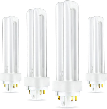 827 CFL Bulb G24q-1 4 Pin 13W 2700K Warm White Plug in 4 Pk