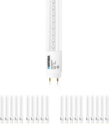 UL 4FT LED T8 Ballast Bypass Type B Light Tube, 18W, UL-Listed for Single-Ended & Dual-Ended Connection