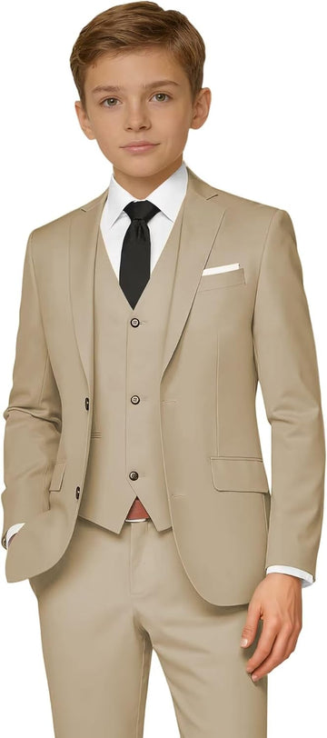 Boys Suit Kids Dress Clothes Wedding Ring Bearer Outfit Formal Wear
