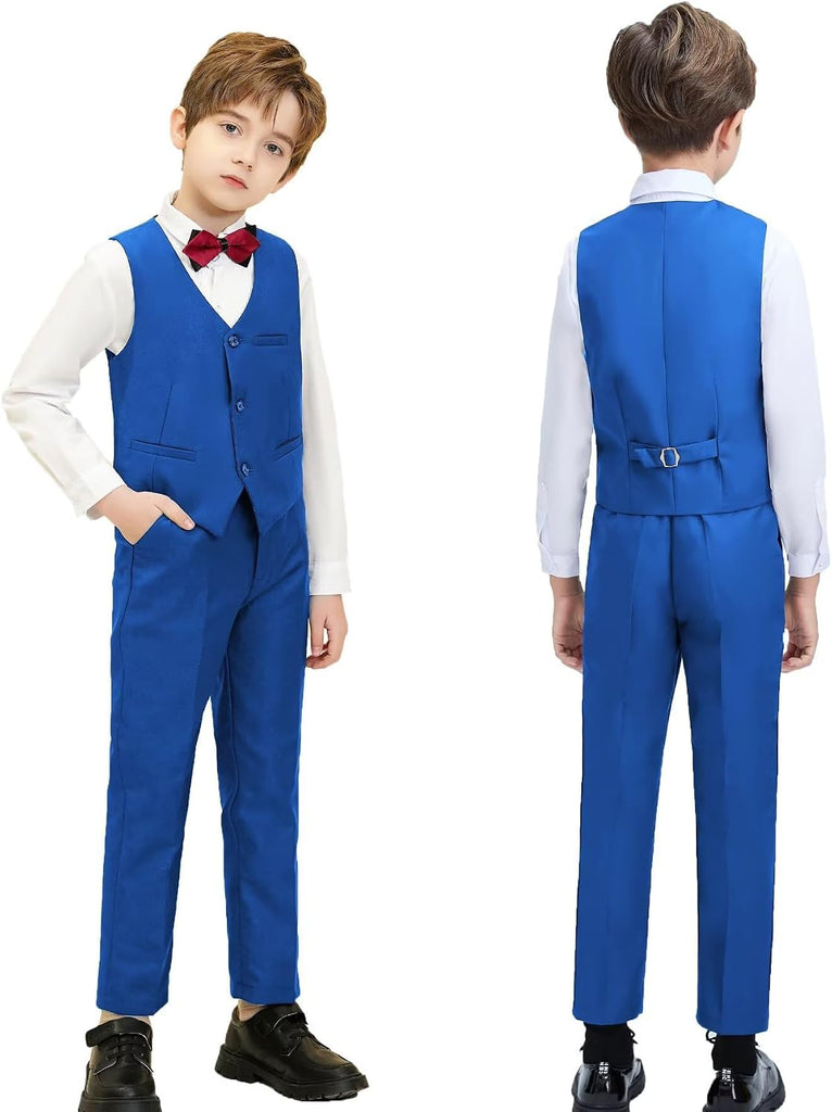 Boys Suit Set Slim Fit Kids Formal Suits Tux Prom Suits for Boy Teen Outfit