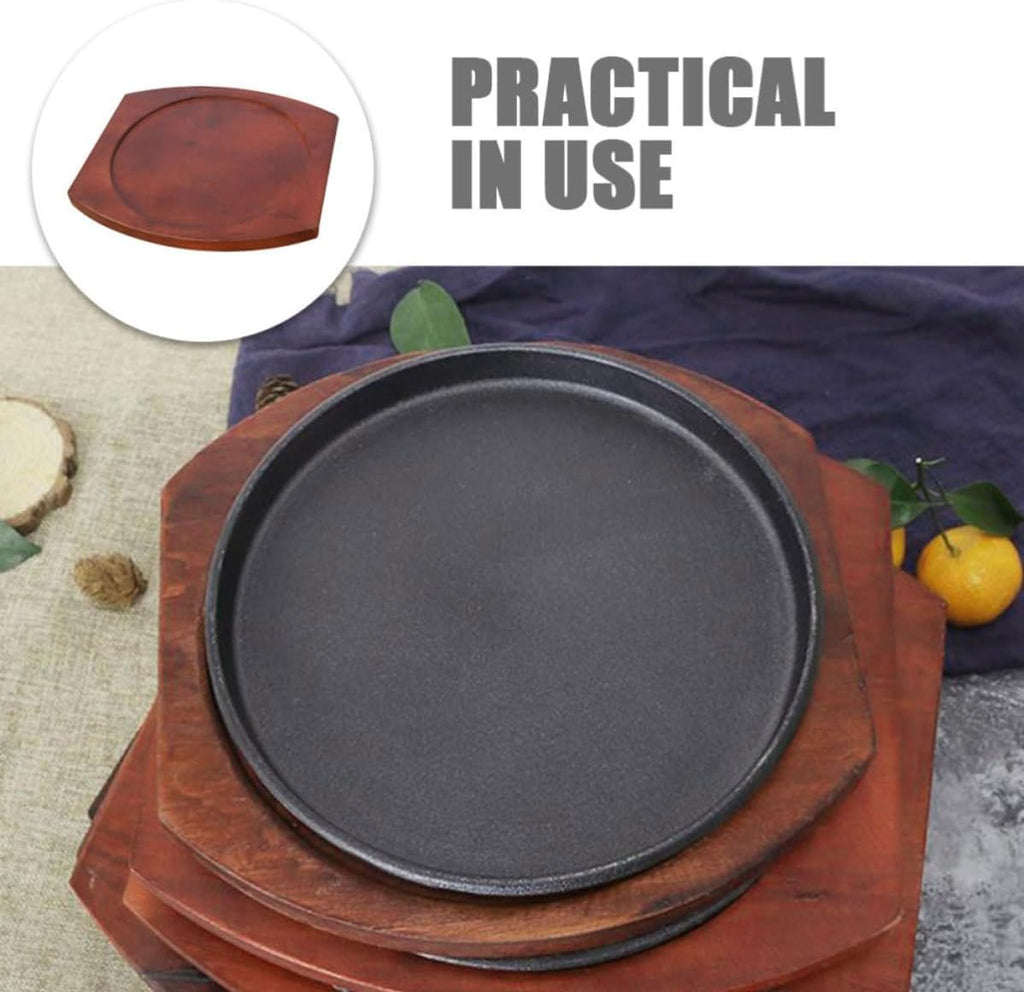 Wooden Trivet Thick Heat Resistant Pot Holder for Table