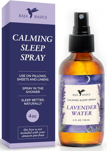 Lavender Spray for Sleep - Soothing Pillow Mist for Deep Relaxation, Stress Relief, and Restful Nights - Calming - Set of 4