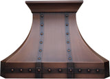 30 Inch Copper Wall Mount Range Hood Baffle Filters