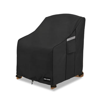 Outdoor Chair Covers 37"W x 40"D x 36"H, 600D Heavy Duty Waterproof Patio Chair Cover, Outdoor Furniture Covers for