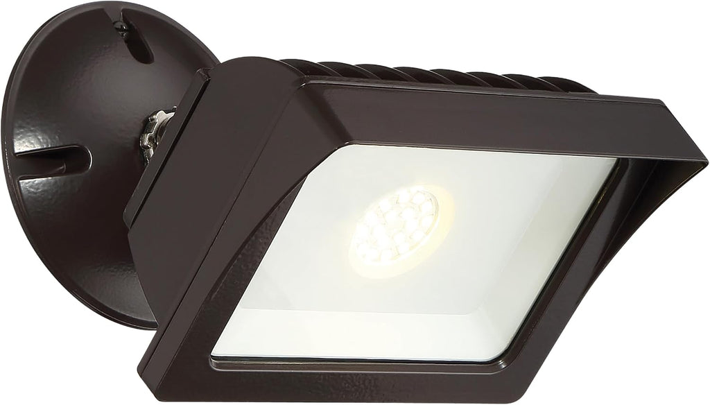 FL2016N40-48 Integrated Led Adjustable Single-Head Bronze Outdoor Flood Light, 1775 lm, 4000K