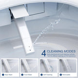 Smart Toilet with Bidet Built in, Heated Bidet, Auto Open/Close Lid, Foot Sensor Operation, Instant Warm Water