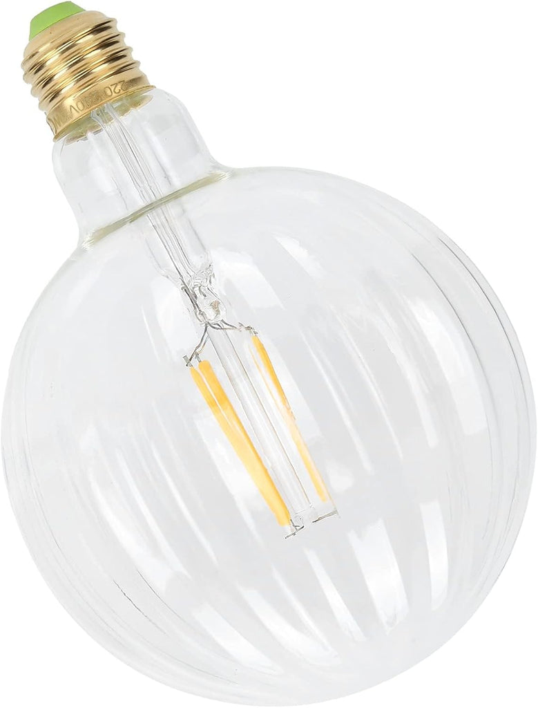 G125 Vintage LED Bulb 4W Watermelon‐Shape LED Filament Bulb E27 Base for Restaurant Bar Coffee Shop Warm Light