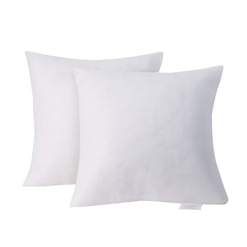 Decorative Throw Pillow Inserts for Sofa, Bed, Couch and Chair, Square Euro Sham Form Stuffer with Premium Polyester
