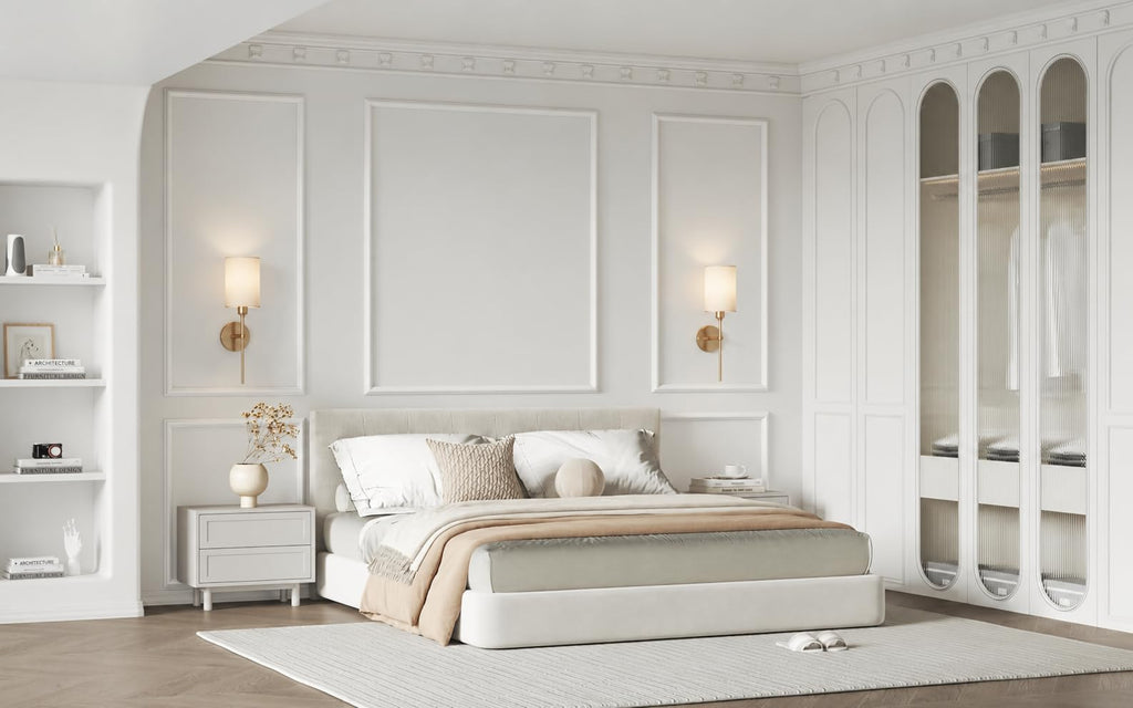 Accent Peel and Stick Wall Molding Kit Frame Pre Cut Moulding Panels
