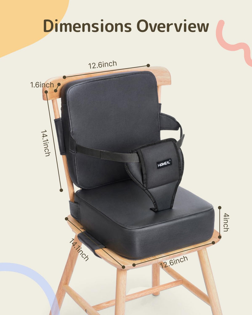 Booster Seat Chair, Breathable Toddler Booster Seat for Dining Table
