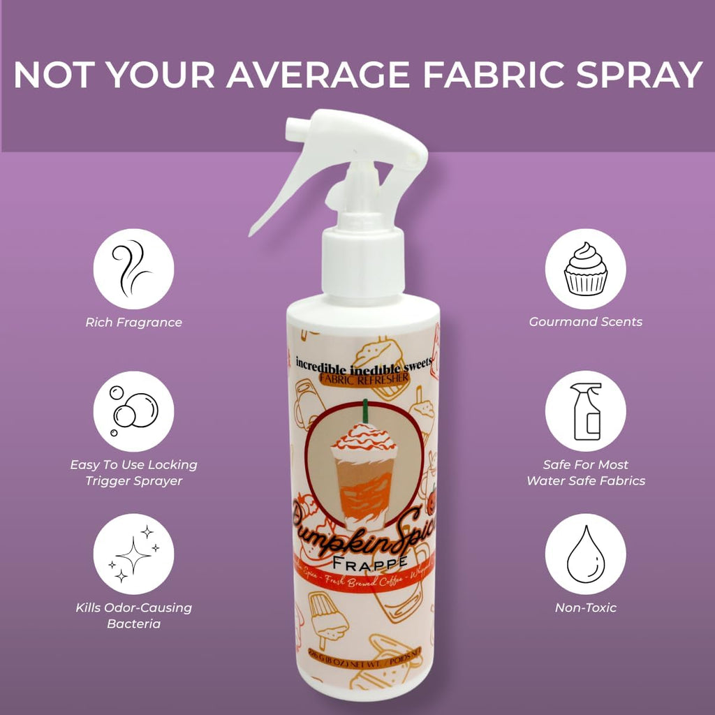 Fabric Refresher Spray, Gourmand Scents, 8 oz ([Fall] Apple Cider Donut) - Set of 8