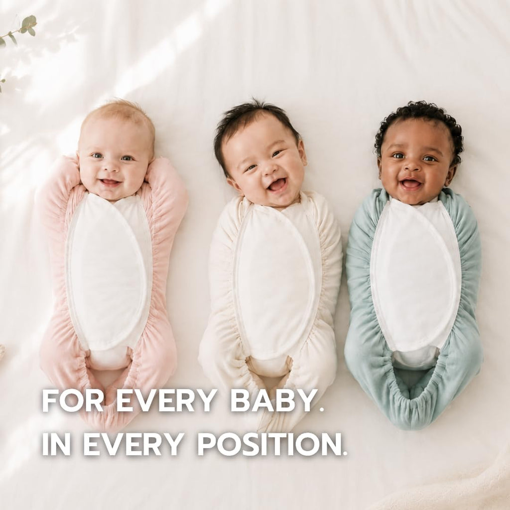 Swaddle Sleep Sack for Newborns, Easy Transition Swaddle with Adaptive Comfort Band, Arms-, Hands-Up & Arms-Out