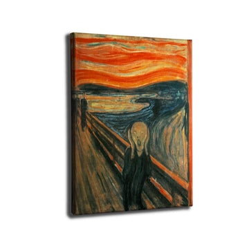 The Scream Painting Wall Art Famous Edvard Munch Vintage Bedroom Home Decor