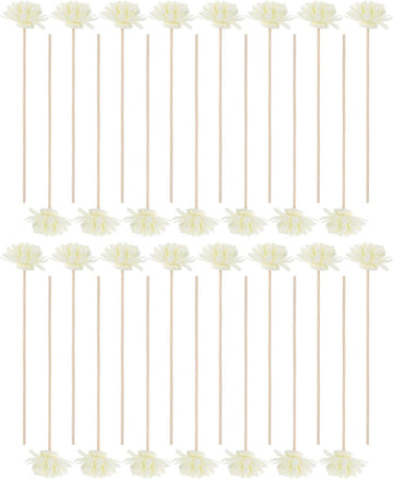 Reed Diffuser Sticks Diffuser Sticks Artificial Flower Rattan Reed Essential Oil Home Decor Strips - Set of 30