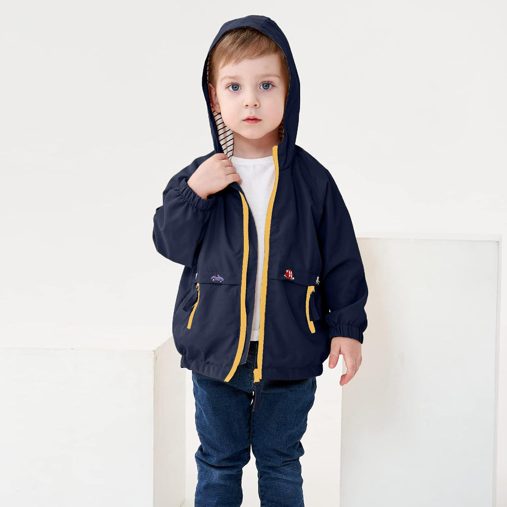 Toddler Boys Spring Windbreaker Lightweight Jacket