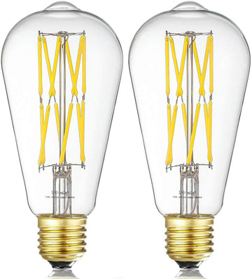 Vintage LED Edison Bulb Dimmable 10W Led Filament Light Bulbs,1200 Lumen,4000K Neutral White,100 Watt Equivalent,E26