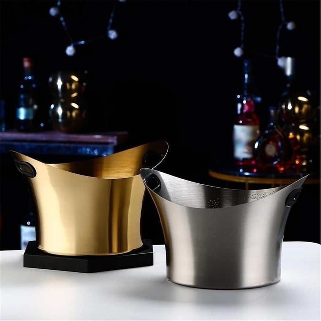 Ice Bucket Stainless Steel Ice Bucket Large Wine