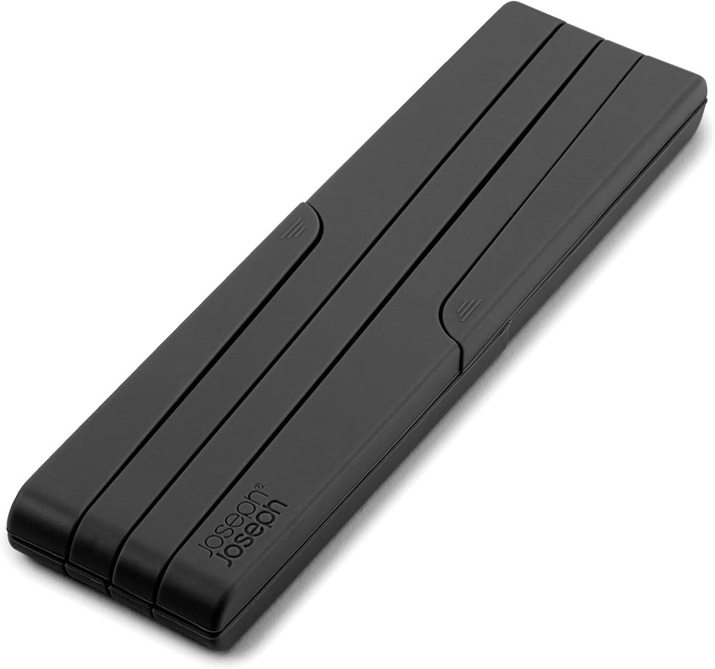Stretch Folding Silicone Trivet for Hot Pots and Pans, Expanding Nonslip Stand, Heat Resistant mat Worktop - Black