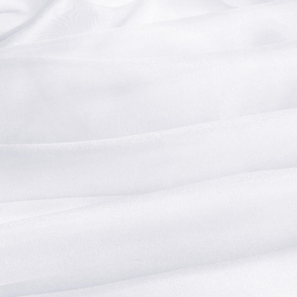 White Sheer Organza Fabric by The Yard 60" Wide (10 Yards)