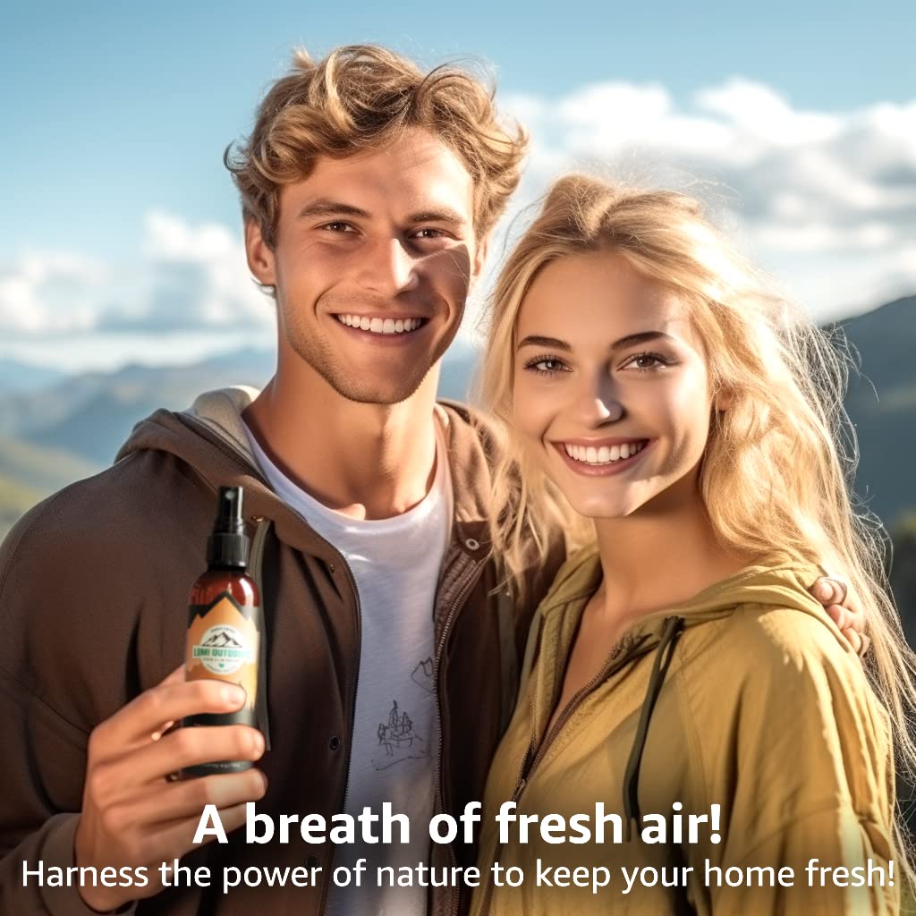 Natural Air Freshener - Orange Clove - Essential Oil Odor Eliminating Room Spray