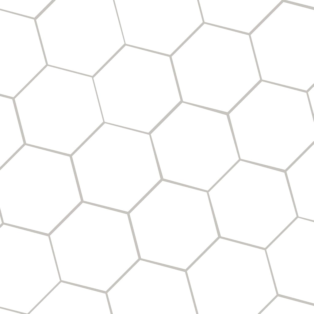 Hexley 9 in. x 10 in. Ecru Matte Porcelain Hexagon Tile Flooring