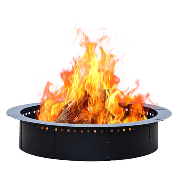 42 inch Outdoor Fire Pit Liner, Big Round Heavy Duty Fire Pits