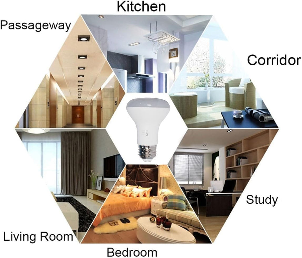 3CCT BR20 LED Bulb Dimmable 8w (60w Equivalent) 5000k Daylight Glow 2700K Warm White 4000K Cool White CRI90+