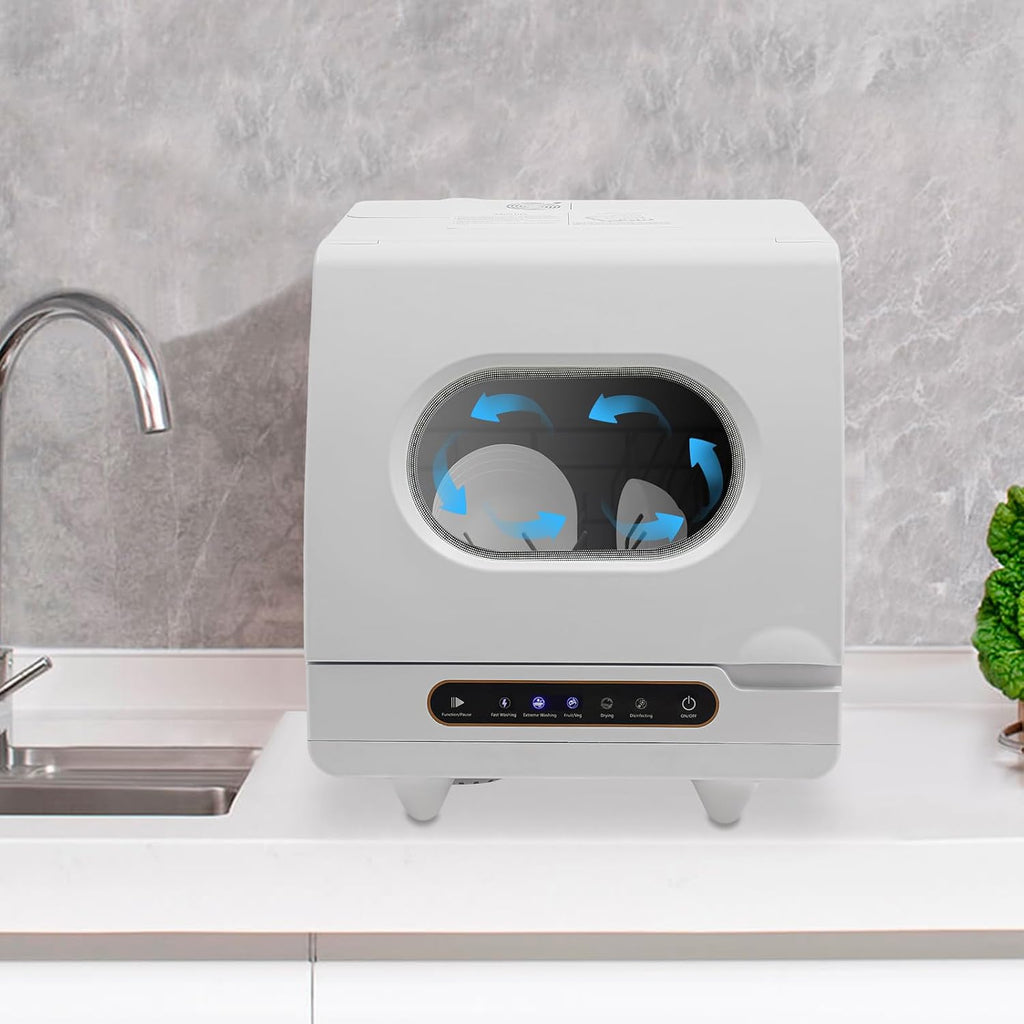 Portable Countertop Dishwasher, Mini Dishwasher